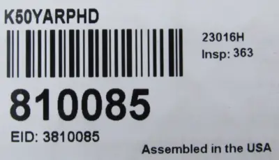 NEW BANNER 8100851 FIXED-FIELD SENSOR K50YARPHD K50RPFF50YXXD5QPMA-88106