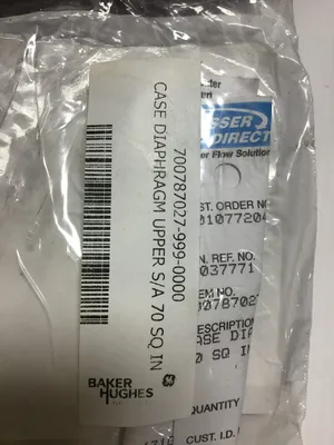 Baker Hughes Cat 33 Upper Diaphragm Valve 70SQ IN