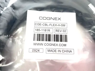 New | in-Stock Cognex Screw-Locking Ethernet Cable RJ45 Ends 185-1181R Cable & Wire Michigan US | Maverick Industrial Sales #1393363