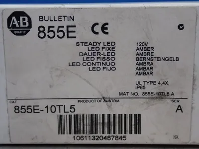 New | in-Stock ALLEN BRADLEY 855E10TL5 Light Sources / LED Ohio US | HGR 24 #751978
