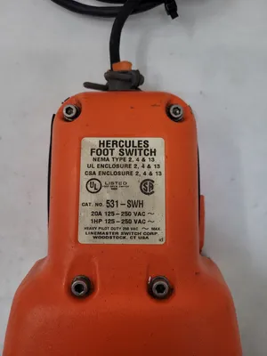 LINEMASTER Foot Pedal Switch Tooling & Accessories, Switches | Machinery Central (3)