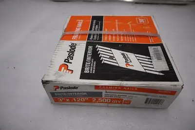 NEW Paslode Framing Nails Brite Interior 3" x .120" 2500 Qty  STK K-3962CC