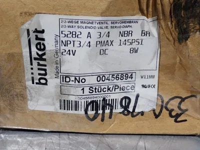 Used BURKERT 5582 A 3/4 NBR BR 00456894 Pumps Ohio US | HGR 24 #884950