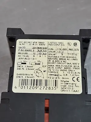 USED Siemens 3RT1916-1BC00