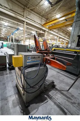 Used 1986 Dallas 07140 Uncoilers New Jersey US | Machinery Values #1548879