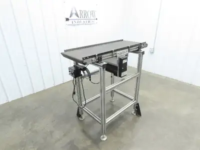 MK North America GUF-P 2000 Belt Conveyor 400x 1100mm 115V Variable Speed 41-46H