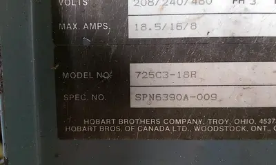 USED HOBBART 725C3 - 18R