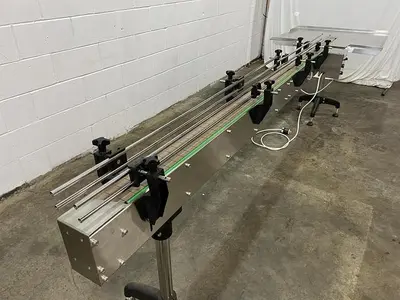 9' Modular Conveyor with Accumulation Table