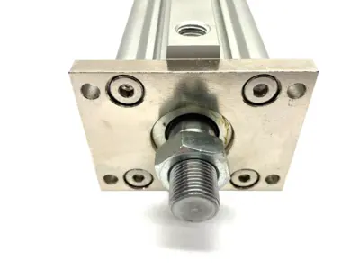 Used SMC COMPACT CYLINDER FLANGE MOUNT 125MM STROKE Pneumatic Cylinders | Maverick Industrial Sales #1105659