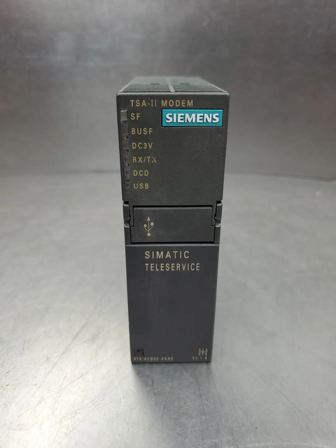 Used Siemens 6ES7 972-0CB35-0XA0 SIMATIC TELESERVICE TSA-II MODEM MODULE Modems South Carolina US | Palmetto Automation #1520688
