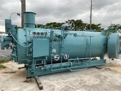 200 HP Cleaver Brooks 150 PSI Steam Boiler 1989 CB-600-200