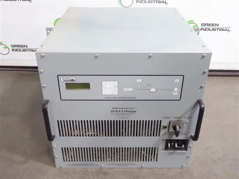 Philtek HPRi-INV-10K-120-E 10 kVA Output Intelligent Inverter Module Used