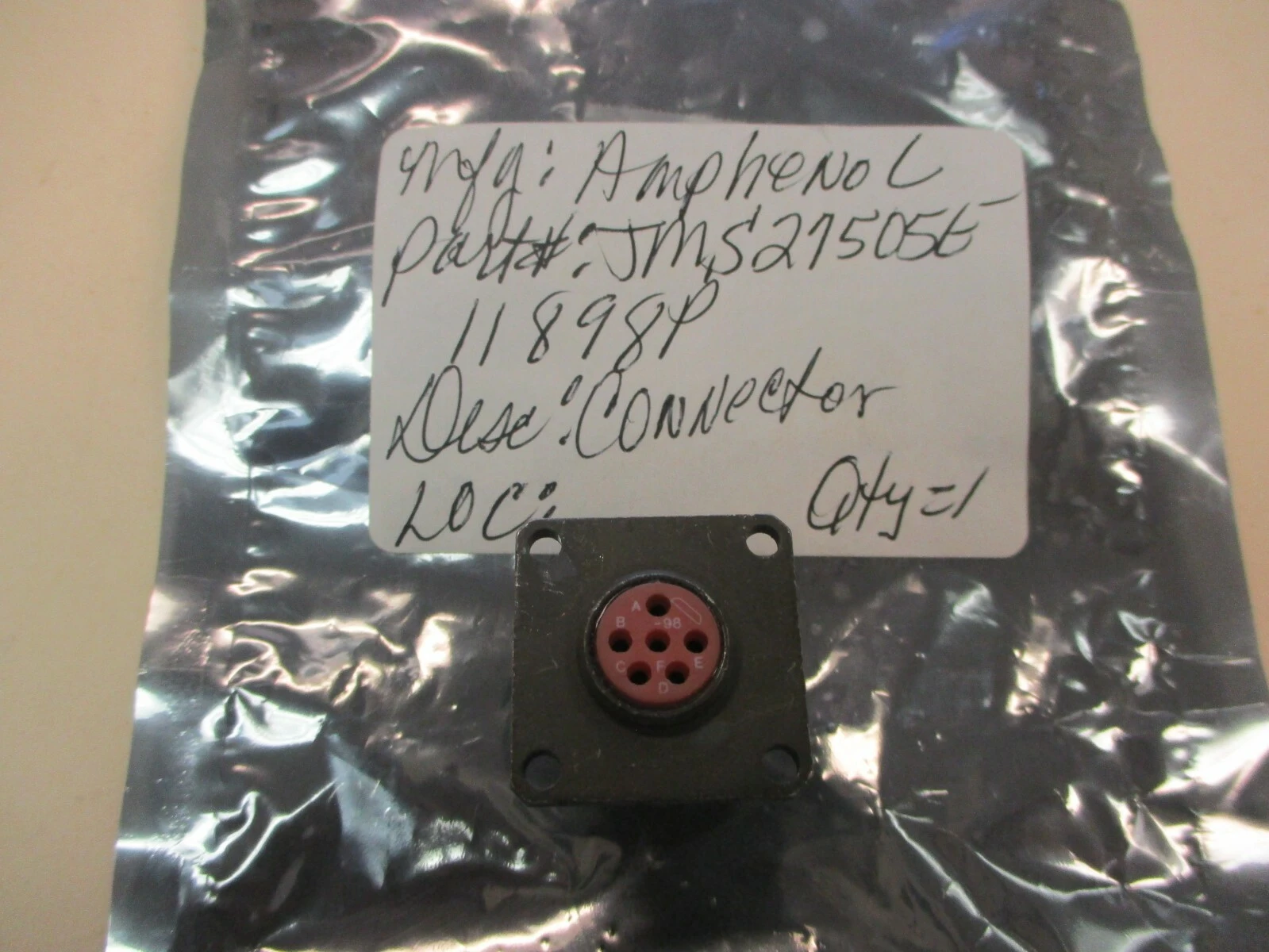 NEW Amphenol JMS27505E11898P