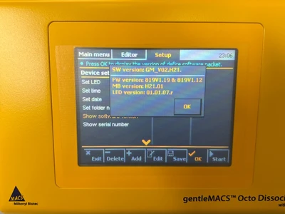 USED Miltenyi Biotec gentleMACS Octo