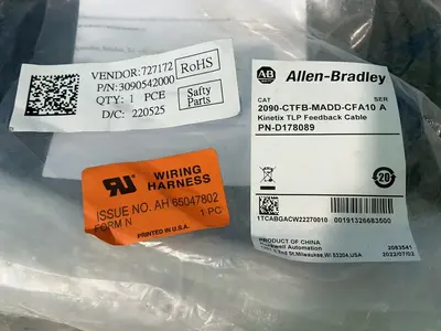 New | in-Stock 2022 ALLENBRADLEY 2090CTFBMADDCFA10 Cable & Wire Ohio US | HGR 24 #1545337