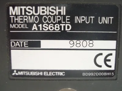 USED MITSUBISHI THERMO COUPLE INPUT UNIT A1S68TD