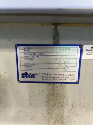 Used 2004 STAR MICRONICS CO LTD SR20R II Swiss Type Automatic Screw Machines Ohio US | HGR 24 #1020160