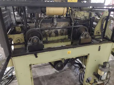 18” X .175”  X 8,000 LBS CWP MODEL #SFAC4-20 SPACE-SAVER AUTOMATIC DOUBLE END SERVO COIL FEED LINE: STOCK #22215