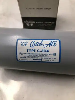 Sporlan C-304 Refrigeration Filter-Drier 500PSIG R12/22/500/502 -NIB