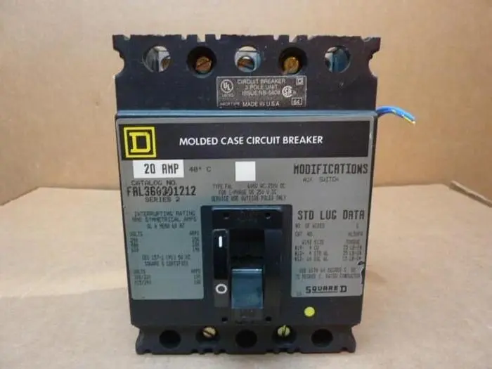 Used SQUARE D FAL360201212 Circuit Breakers Michigan US | Ideal Machinery #595597
