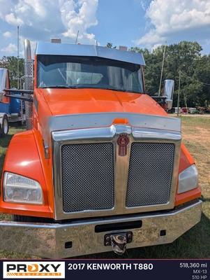 Used 2017 KENWORTH T880 Conventional trucks Alabama US | Proxy Equipment #1426085