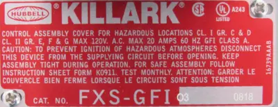 NEW HUBBELL FXS-GFI03 SEAL-X SWITCH FXSGFI03