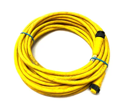 USED LUMBERG AUTOMATION DOUBLE-ENDED CABLE CORDSET M TO F 500003197