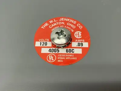 Used W.L. Jenkins Ringing Alarm Bell 10" Gray 60C 120V 0.09A Security & Surveillance Michigan US | Maverick Industrial Sales #1402251