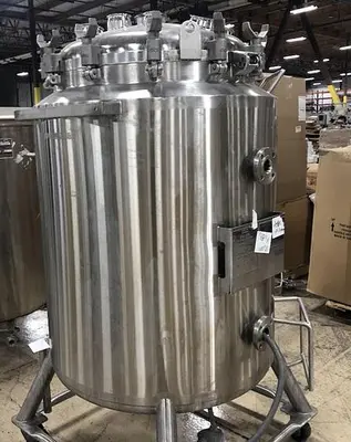 Reactor, 106 Gallon (400 Liters), 316L Stainless Steel, Jacketed, 50 PSI Internal - #S745276