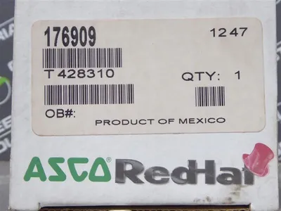 ASCO 176909 Solenoid Valve Rebuild Kit New NIB