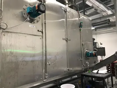 USED MITCHELL 580kg/h 1.4m Band Dryer