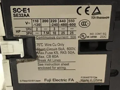 USED FUJI ELECTRIC SC-E1 SE32AA