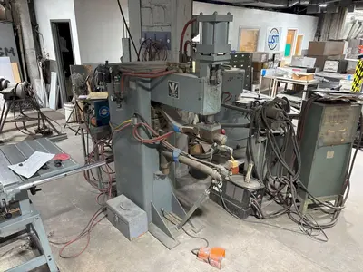 100 KVA LORS PRESS TYPE SPOTWELDER MODEL 1100-AP