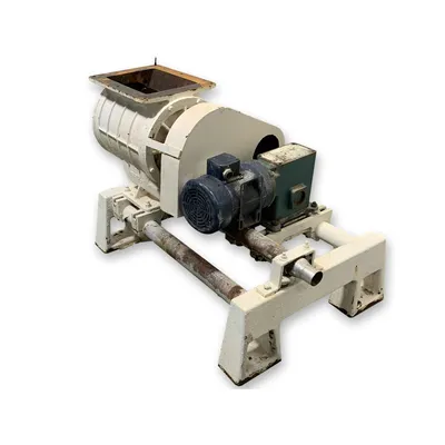 Used 10" Blow Thru Mild Steel  Rotary Airlock Valve
