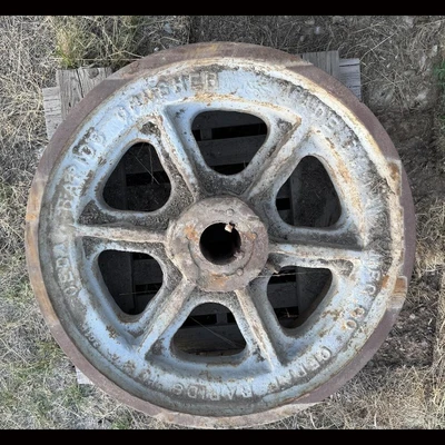 41in Spoked Cedarapids Jaw Crusher Flywheel