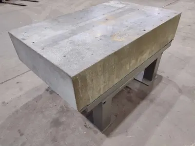 73.5" X 46.5" X 18.5" PORTAGE MITCHELL GRANITE LAYOUT SURFACE PLATE: STOCK #19744