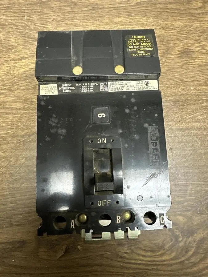 Used SQUARE D FA34020 Miscellaneous Equipment (Electrical & Power) Ohio US | Surplus Asset Holdings #1237798