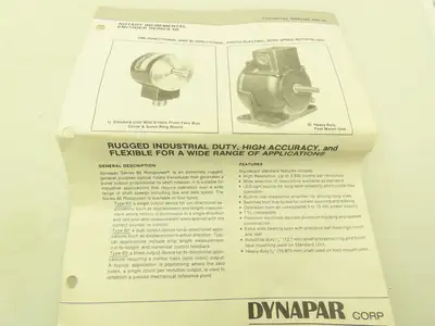 Dynapar 62-PNDF-0200-AB-00 Rotopulser Rotary Incremental Encoder 5/8 Dual Output