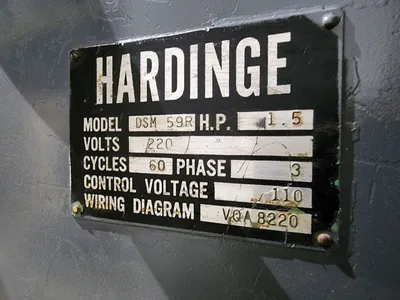USED HARDINGE DSM 59R