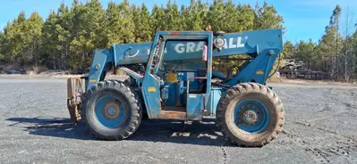 6,000 LB X 24' GRADALL MODEL #524 OFF ROAD TELEHANDLER, WITH SOLID RUBBER TIRES: YOBRO #25163