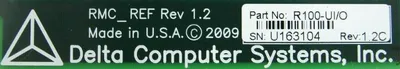 USED DELTA COMPUTER R100-UI/O INPUT/OUTPUT MODULE RMC-REF R100UIO