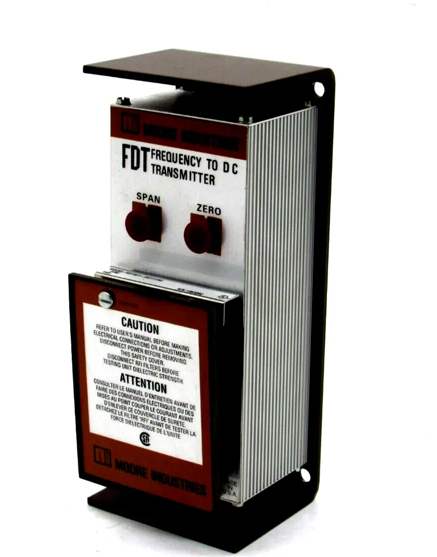 NEW MOORE INDUSTRIES FDT/G/1-5V/117AC FREQUENCY TRANSMITTER FDTG15V117AC
