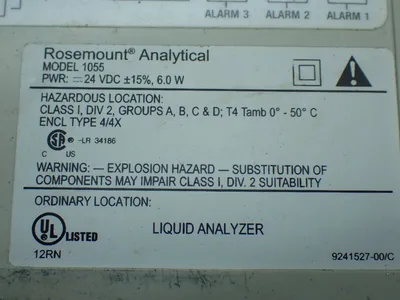 USED ROSEMOUNT 10550210203068