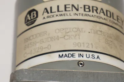 USED ALLEN BRADLEY 845N-SJDN4-CKY1 ENCODER SER.C 845NSJDN4CKY1