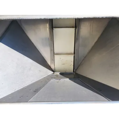 Used 10"W Inclined Cleated Belt Conveyor - Stainless Steel