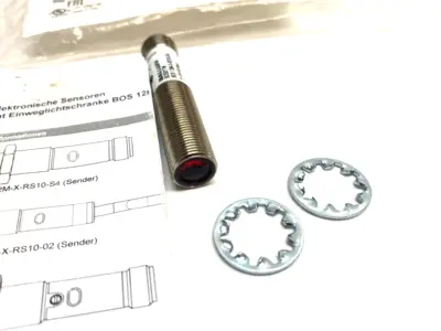 BOS01TW, BOS 12M-X-RS10-S4 | Balluff BOS01TW Cylindrical Through-Beam Photoelectric Sensor BOS 12M-X-RS10-S4 - New Other