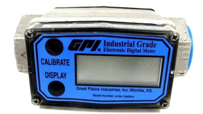 USED GPI S100N-KF-562 FLOW METER S100NKF562
