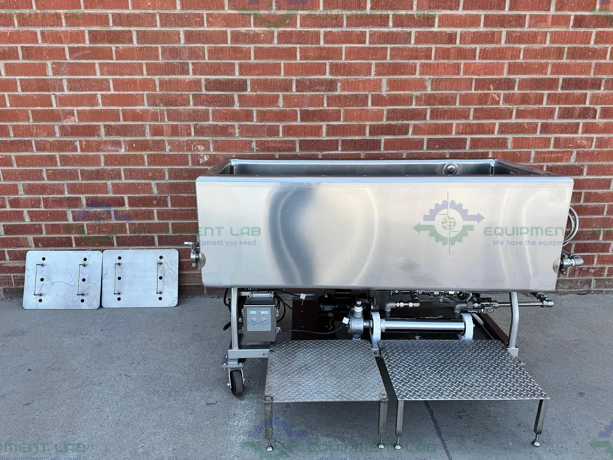 Used SANI MATIC STAINLESS STEEL 400 L COP SYSTEM PARTS WASHER SKID W/ HEATING, PUMP Parts Washers California US | Equipment Lab #1461704