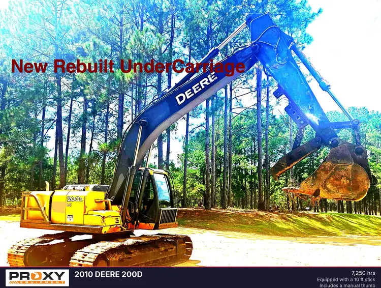 Used 2010 DEERE 200D Excavators Georgia US | Proxy Equipment #1377766