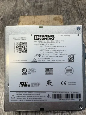 Used PHOENIX CONTACT QUINT4-PS/1AC/24DC/5 Misc Electrical & Power Parts South Carolina US | ESS Industrial Equipment Sales #1307432
